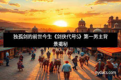 独孤剑的前世今生《剑侠代号S》第一男主背景揭秘